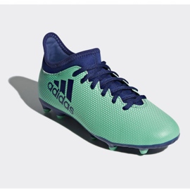 Buty piłkarskie adidas X 17.3 Fg Jr CP8993 wielokolorowe niebieskie 3