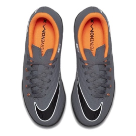 Buty piłkarskie Nike Hypervenom PhantomX 3 Academy Tf Jr AH7294-081-S szare szare 2