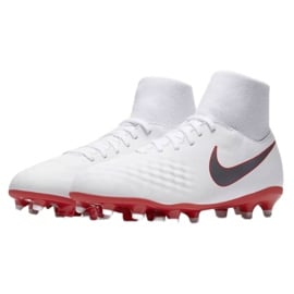 Buty piłkarskie Nike Magista Obra 2 Academy Df Fg Jr AH7313-107 wielokolorowe białe 3