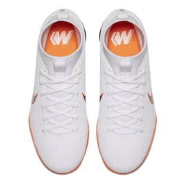 Buty piłkarskie Nike Mercurial SuperflyX 6 Academy Gs Tf Jr AH7344-107 białe białe 1