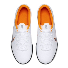 Buty halowe Nike Mercurial Vapor 12 Club Gs Ic Jr AH7354-107 białe białe 1