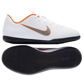 Buty halowe Nike Mercurial Vapor 12 Club Gs Ic Jr AH7354-107 białe białe 2