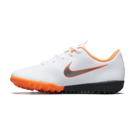 Buty piłkarskie Nike Mercurial VaporX 12 Academy Tf Jr AH7353-107 wielokolorowe białe 2