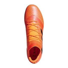 Buty piłkarskie adidas Nemeziz 18.2 Fg M DA9580 wielokolorowe pomarańczowe 1