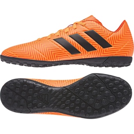 Buty piłkarskie adidas Nemeziz Tango Tf M DA9624 pomarańczowe pomarańczowe 2