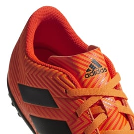 Buty piłkarskie adidas Nemeziz Tango Tf M DA9624 pomarańczowe pomarańczowe 3