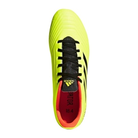 Buty piłkarskie adidas Predator 18.4 FxG M DB2005 żółte wielokolorowe 2