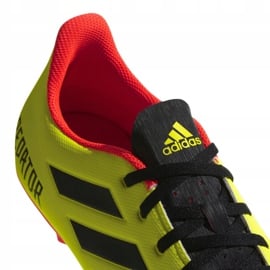 Buty piłkarskie adidas Predator 18.4 FxG M DB2005 żółte wielokolorowe 3