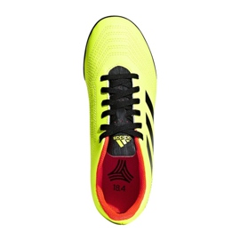 Buty piłkarskie adidas Predator Tango 18.4 Tf Jr DB2340 żółte żółte 1