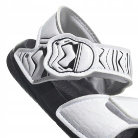 Sandały adidas Star Wars AltaSwim Jr CQ0128 białe czarne 3