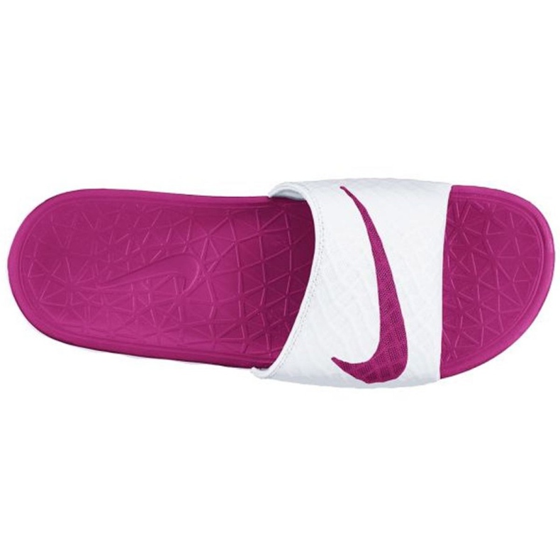 Klapki Nike Benassi Solarsoft Slide 705475-160 białe 1