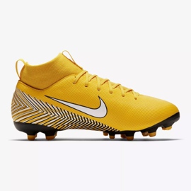Buty piłkarskie Nike Mercurial Superfly 6 Academy Mg Jr AO2895-710 żółte wielokolorowe 1