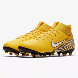 Buty piłkarskie Nike Mercurial Superfly 6 Academy Mg Jr AO2895-710 żółte wielokolorowe 3
