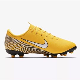 Buty piłkarskie Nike Mercurial Vapor 12 Academy Neymar Mg Jr AO2896-710 wielokolorowe żółte 1