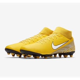 Buty piłkarskie Nike Mercurial Neymar Superfly 6 Academy Mg M AO9466-710 żółte wielokolorowe 4