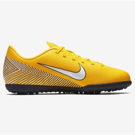 Buty piłkarskie Nike Mercurial Vapor 12 Club Neymar Tf Jr AO9478-710 żółte żółte 1
