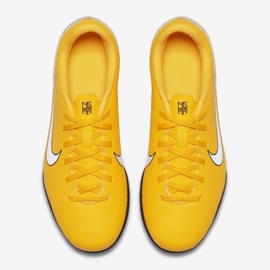 Buty piłkarskie Nike Mercurial Vapor 12 Club Neymar Tf Jr AO9478-710 żółte żółte 2