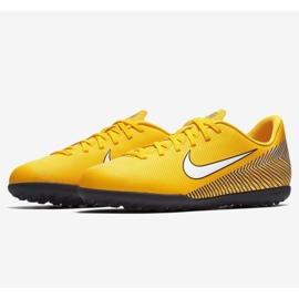 Buty piłkarskie Nike Mercurial Vapor 12 Club Neymar Tf Jr AO9478-710 żółte żółte 3