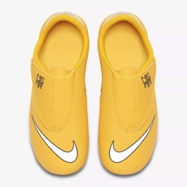 Buty piłkarskie Nike Mercurial Vapor 12 (V) Ps Neymar FG/MG Jr AO2897-710 żółte żółte 2