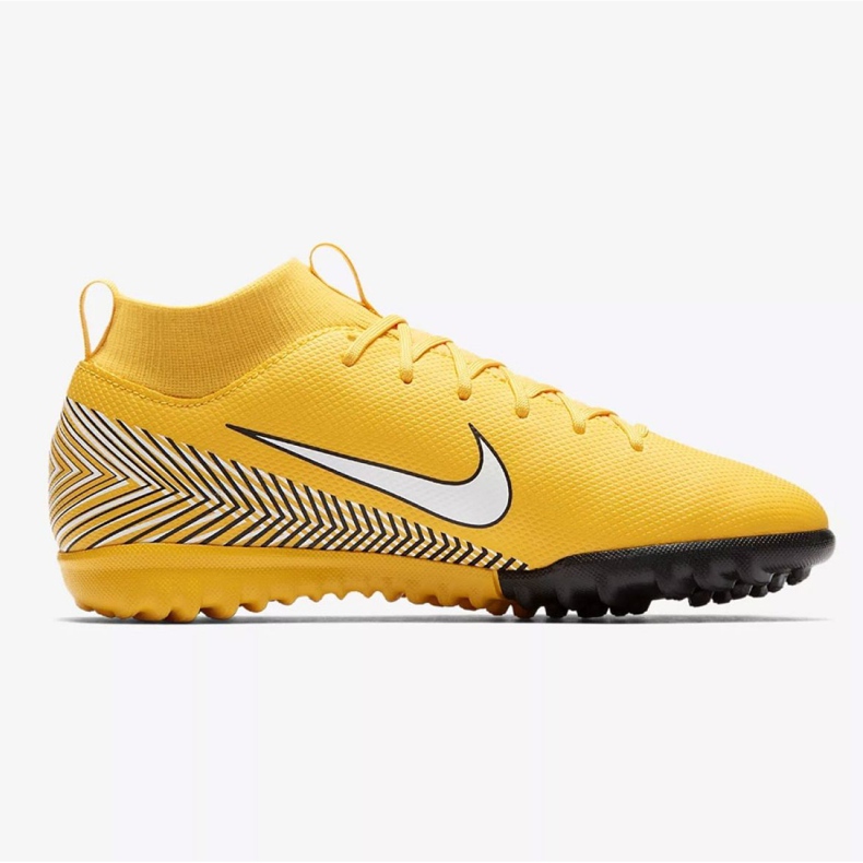 Buty piłkarskie Nike Mercurial Superfly 6 Academy Gs Neymar Tf Jr AO2887-710 żółte żółte 1