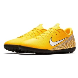 Buty piłkarskie Nike Mercurial Vapor 12 Club Tf M AO3119-710 żółte żółte 2
