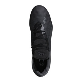 Buty piłkarskie adidas X 18.3 Fg M DB2185 czarne czarne 1
