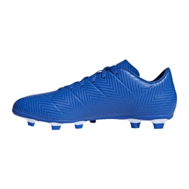 Buty piłkarskie adidas Nemeziz 18.4 FxG M DB2115 niebieskie wielokolorowe 1