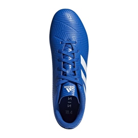 Buty piłkarskie adidas Nemeziz 18.4 FxG M DB2115 niebieskie wielokolorowe 2