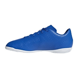 Buty piłkarskie adidas Nemeziz Tango 18.4 In Jr DB2384 niebieskie niebieskie 1