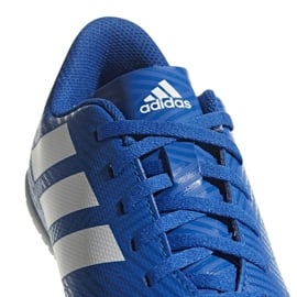 Buty piłkarskie adidas Nemeziz Tango 18.4 In Jr DB2384 niebieskie niebieskie 3