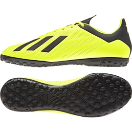 Buty piłkarskie adidas X Tango 18.4 Tf M DB2479 żółte żółte 2