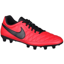 Buty piłkarskie Nike Majestry Fg M AQ7902-600 czerwone czerwone 3