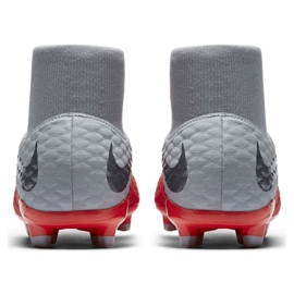Buty piłkarskie Nike hypervenom Phantom 3 Academy Df Fg Jr AH7287-600 czerwone czerwone 2