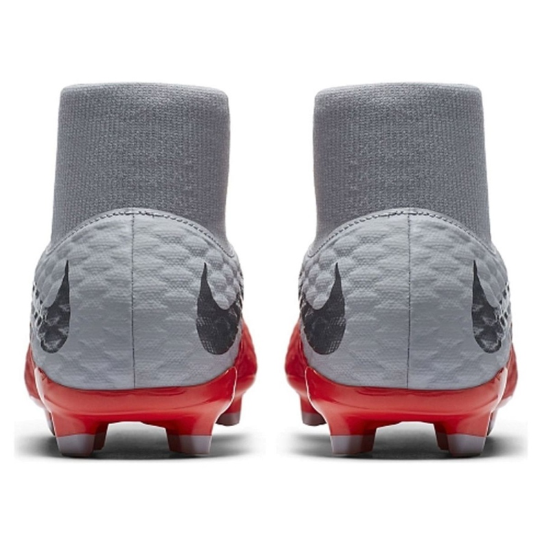 Buty piłkarskie Nike hypervenom Phantom 3 Academy Df Fg Jr AH7287-600 czerwone czerwone 2