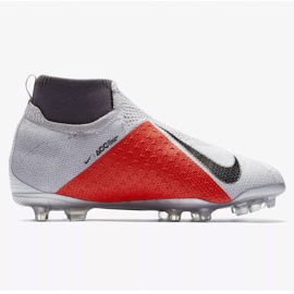 Buty piłkarskie Nike Phantom Vsn Elite Df Fg Jr AO3289-060 białe białe 1