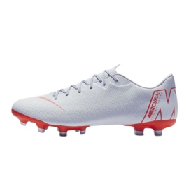 Buty piłkarskie Nike Mercurial Vapor 12 Academy Fg M AH7375-060 białe białe 1