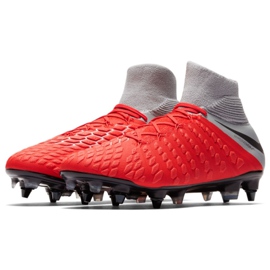 Buty piłkarskie Nike Hypervenom 3 Elite Df Sg Pro Ac M AJ3812-600 czerwone czerwone 2
