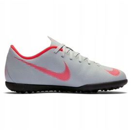 Buty piłkarskie Nike Mercurial VaporX 12 club Tf Gs Jr AH7355-060 wielokolorowe białe 1