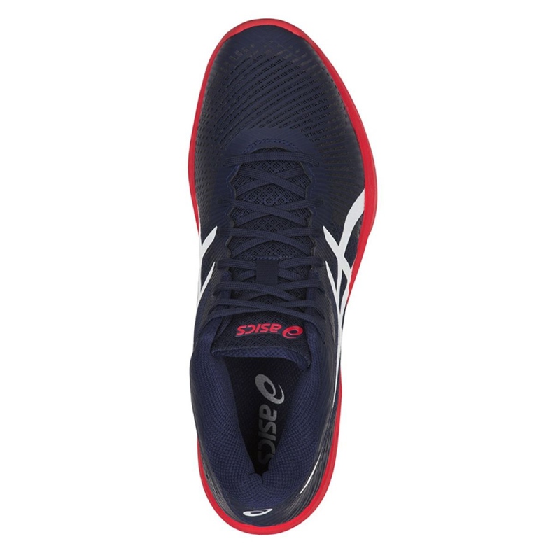 Buty do siatkówki Asics Volley Elite Ff Mt M B700N-400 granatowe granatowe 2