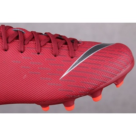 Buty piłkarskie Nike Mercurial Vapor 12 Academy Gs Mg Jr AH7347-606 czerwone czerwone 1