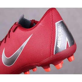 Buty piłkarskie Nike Mercurial Vapor 12 Academy Gs Mg Jr AH7347-606 czerwone czerwone 3