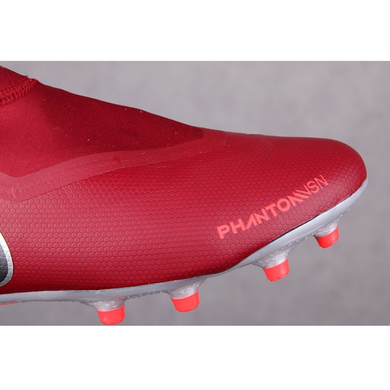 Buty piłkarskie Nike Phantom Vsn Academy Df Fg M AO3258-606 czerwone czerwone 1