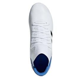 Buty piłkarskie adidas Nemeziz Messi 18.3 FxG Jr DB2364 białe wielokolorowe 2