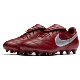 Buty piłkarskie Nike The Nike Premier Ii Fg M 917803-606 czerwone czerwone 1