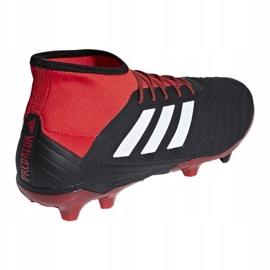 Buty piłkarskie adidas Predator 18.2 Fg M DB1999 czarne wielokolorowe 1