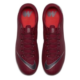 Buty piłkarskie Nike Mercurial Vapor 12 Academy Fg M AH7375-606 czerwone czerwone 8