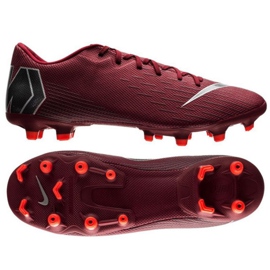 Buty piłkarskie Nike Mercurial Vapor 12 Academy Fg M AH7375-606 czerwone czerwone 9