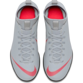 Buty piłkarskie Nike Mercurial Superfly X 6 Club Tf Jr AH7345 060 białe 1