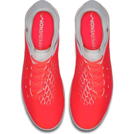 Buty halowe Nike Hypervenom Phantom X 3 Academy Ic M AJ3814-600 białe czerwone 1