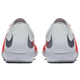 Buty halowe Nike Hypervenom Phantom X 3 Academy Ic M AJ3814-600 białe czerwone 4